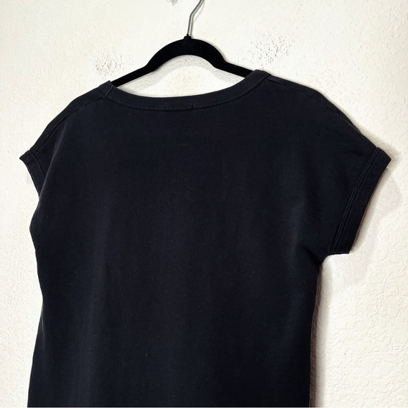 James Perse Standard Shirt Dress Black Sz 1 - Picture 5 of 9